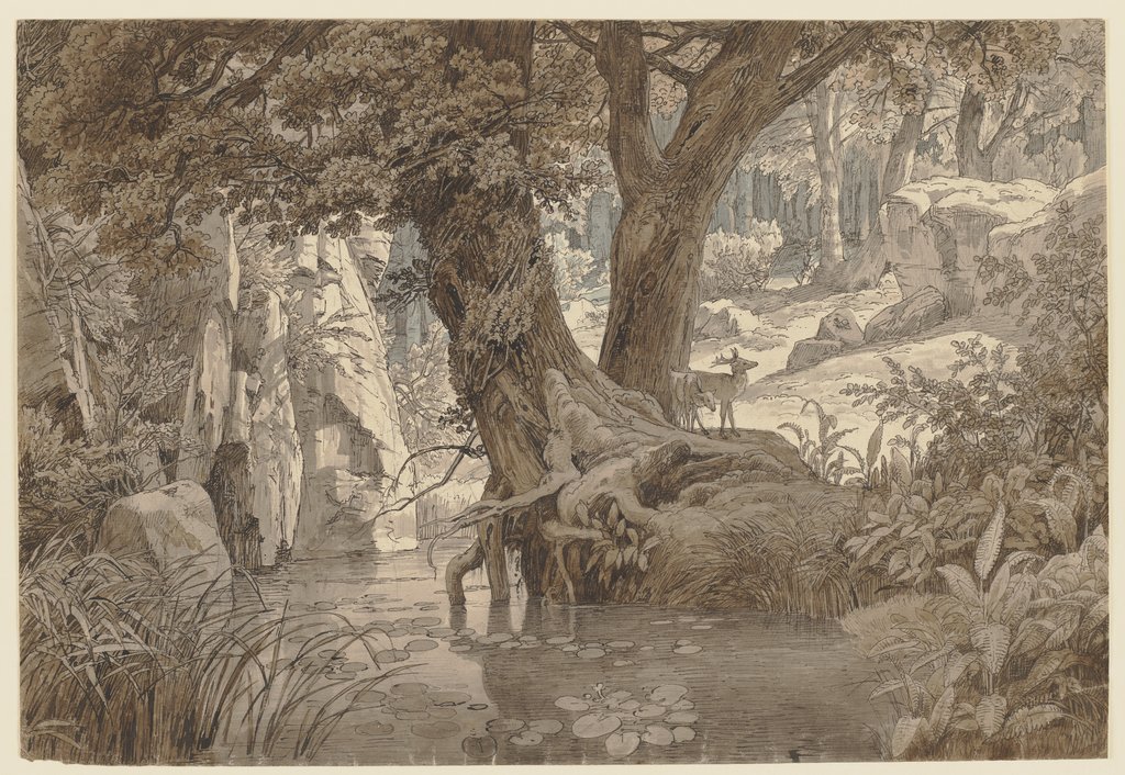 Waldlandschaft, Johann Wilhelm Schirmer