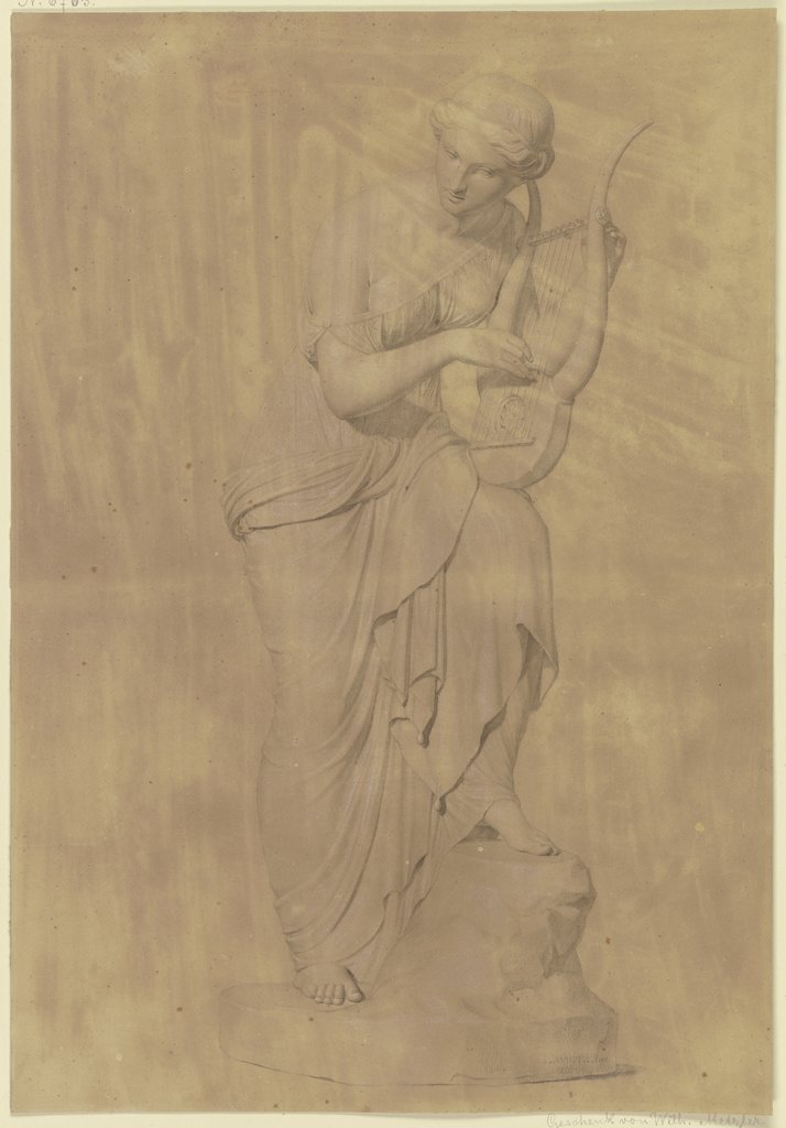 Terpsichore, die Lyra spielend, Eduard Schmidt von der Launitz