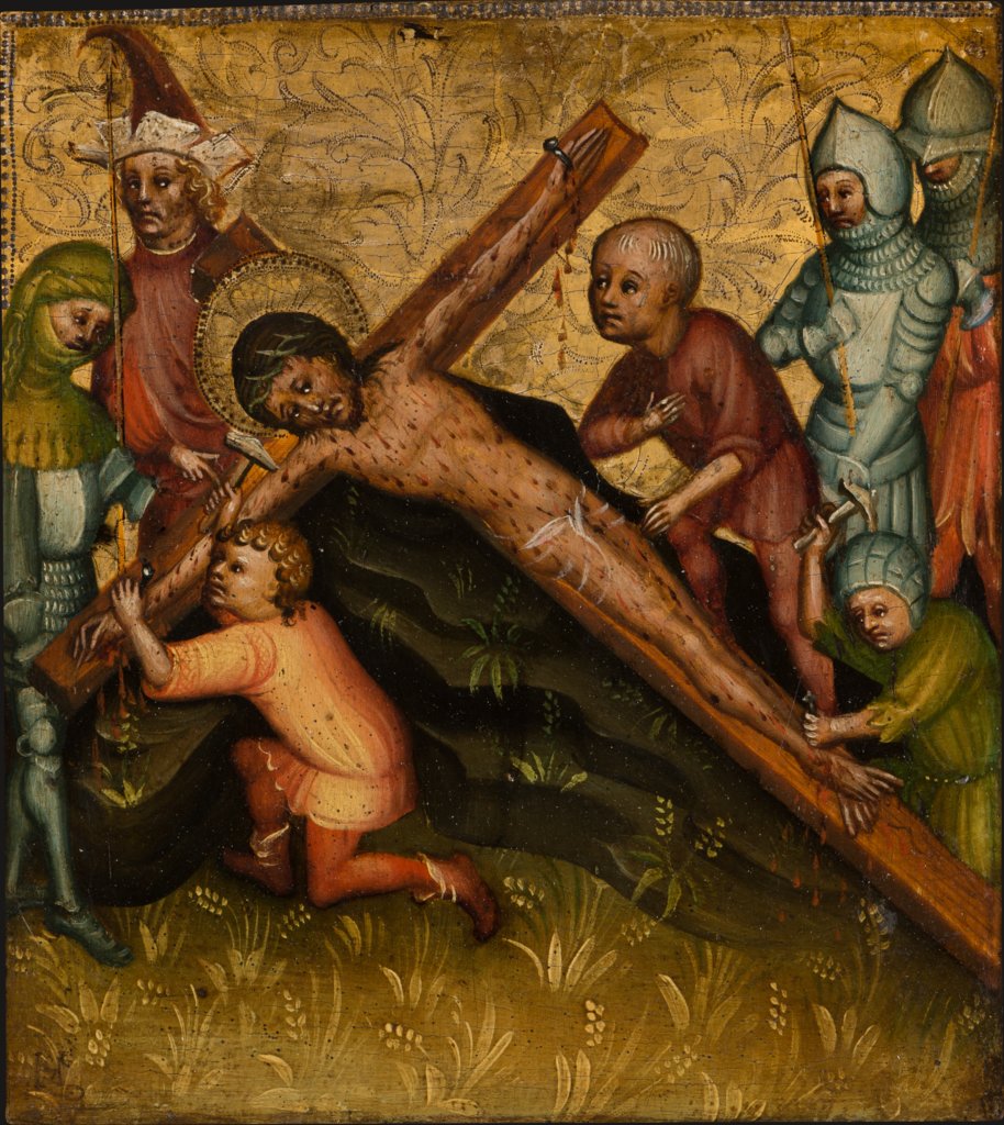 Christ Being Nailed to the Cross, Master of the Passion Panels