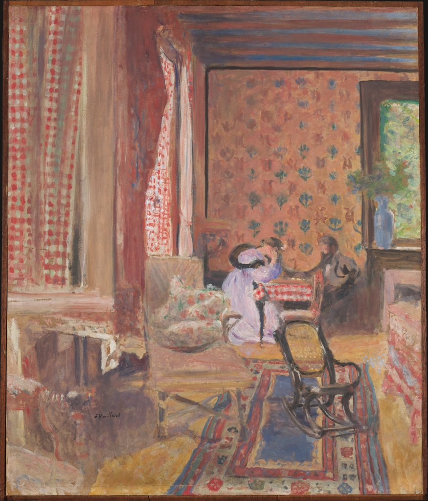 Beim Brettspiel (La partie de Dames), Édouard Vuillard