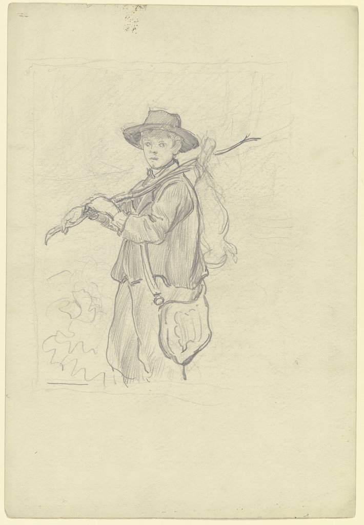 The young gamekeeper, Otto Scholderer