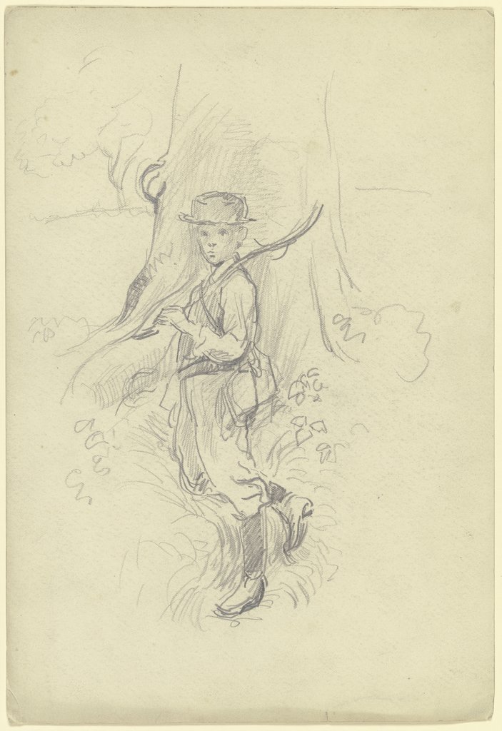 The young gamekeeper, Otto Scholderer