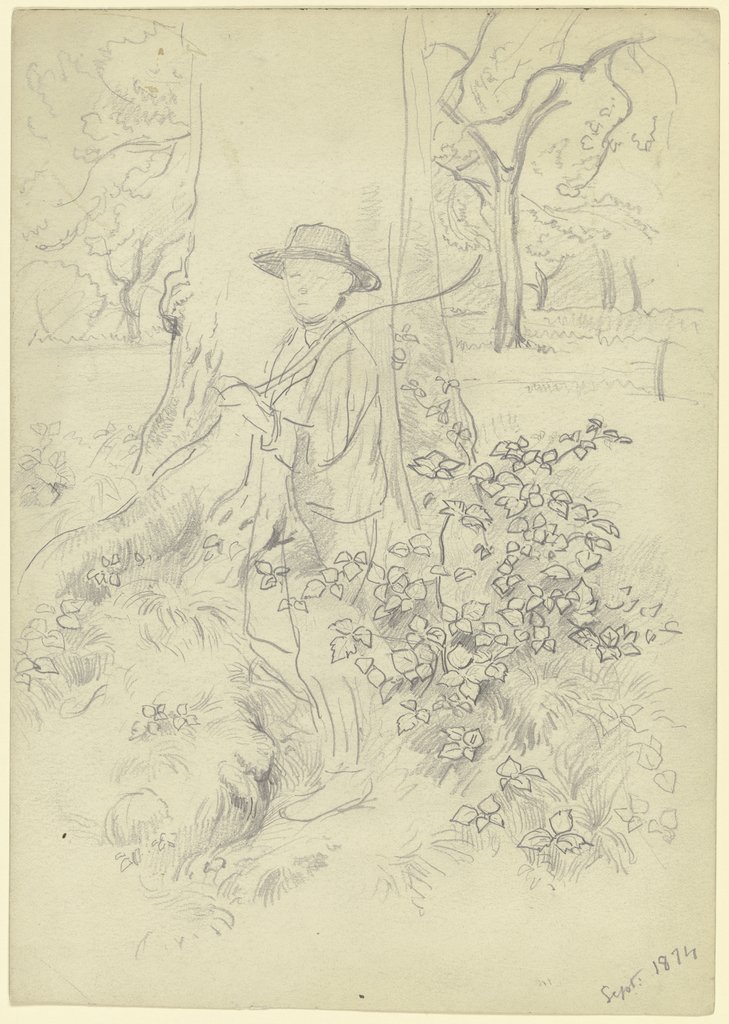 The young gamekeeper, Otto Scholderer