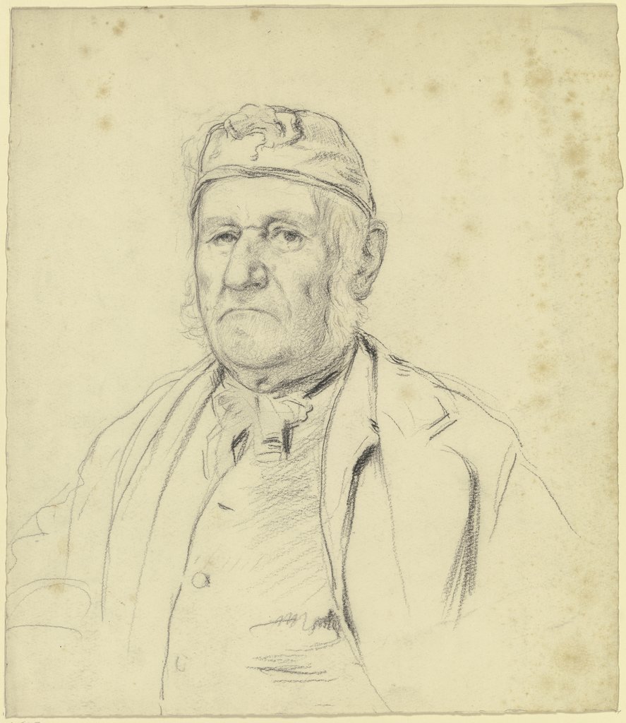 Bildnis des alten Müllers zu Streatley (?), Otto Scholderer