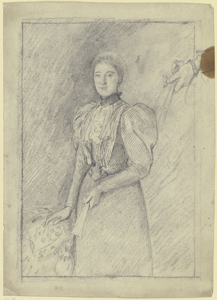 Portrait of Miss Martin, Otto Scholderer