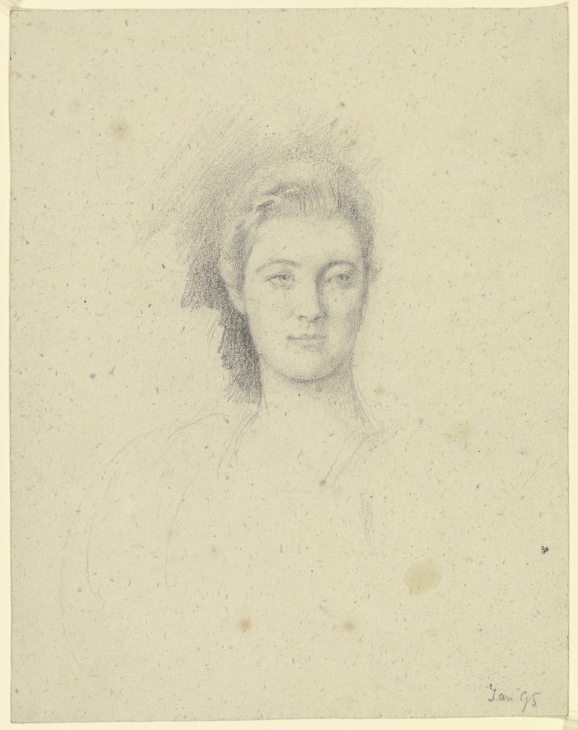 Portrait of Miss Martin, Otto Scholderer