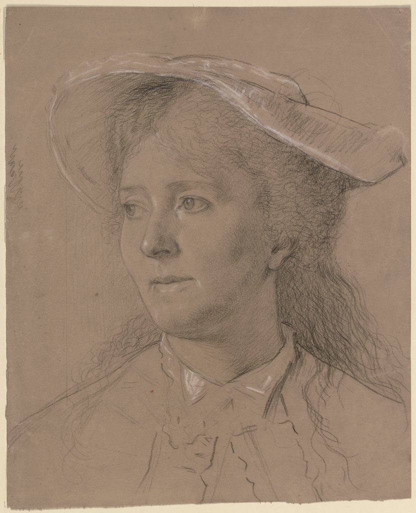 Portrait of Luise Scholderer, Otto Scholderer