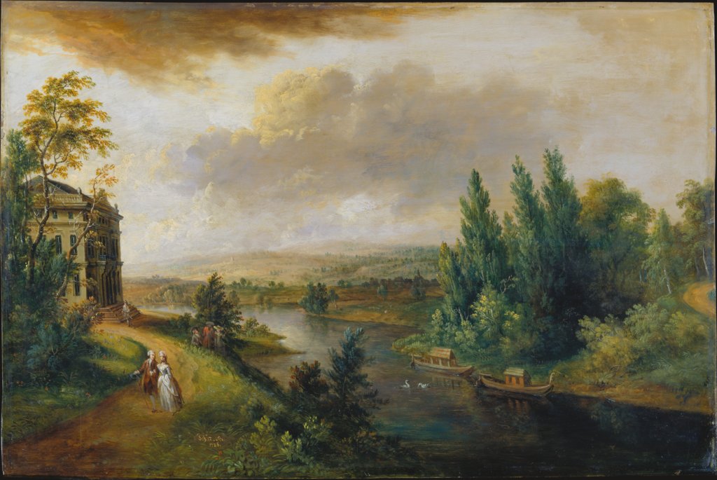 Schönbusch Castle near Aschaffenburg, Christian Georg Schütz the Elder