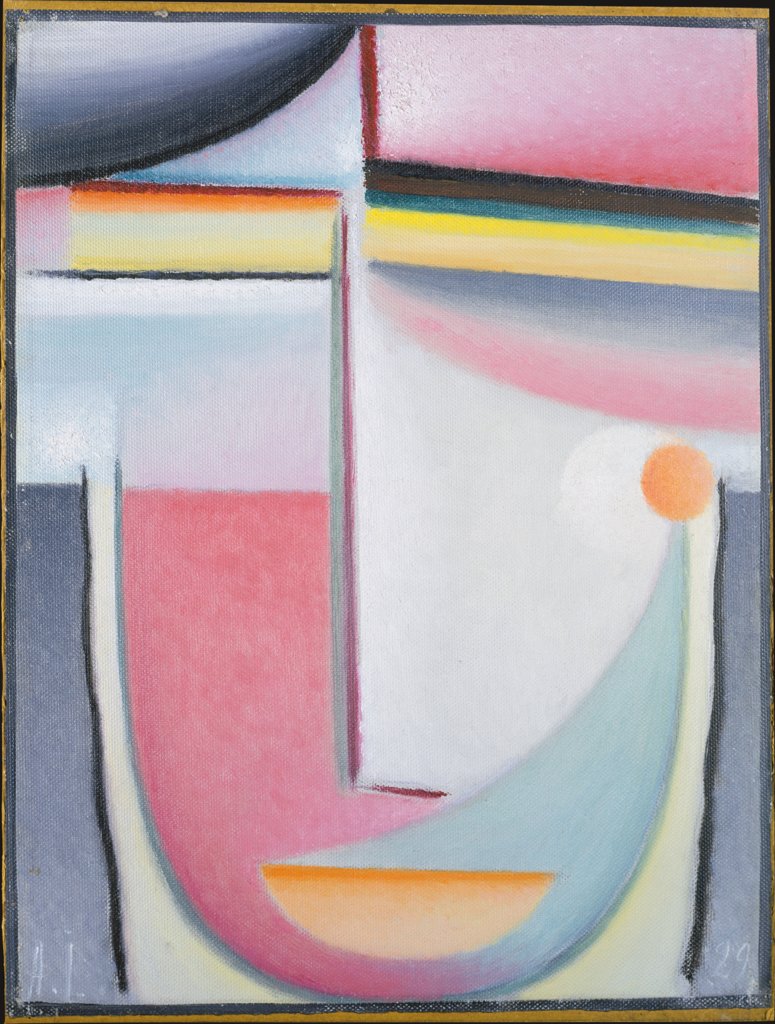 Abstrakter Kopf: Sinfonie in Rosa, Alexej von Jawlensky