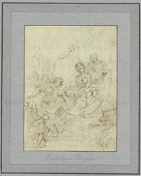 Die Heiligen drei Könige vor der Madonna, Bartolomeo Biscaino