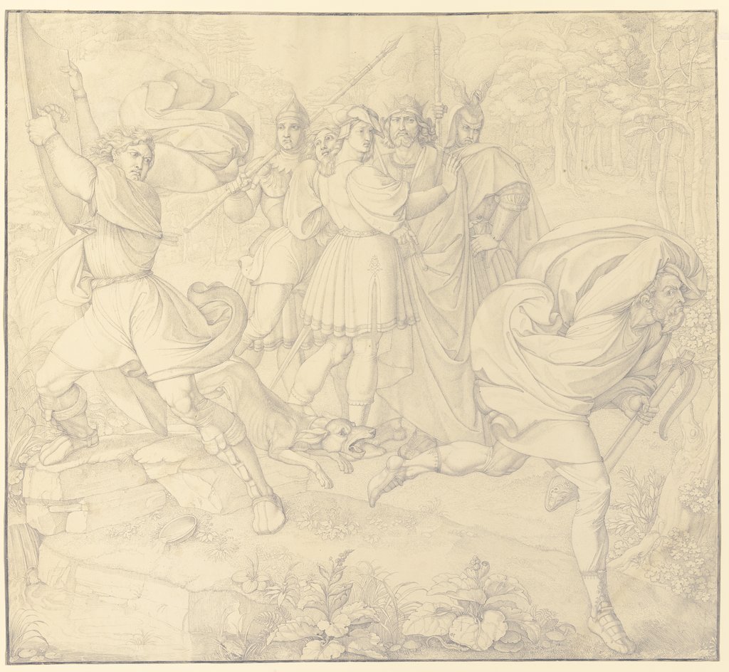 Sigfrid's death, Peter von Cornelius