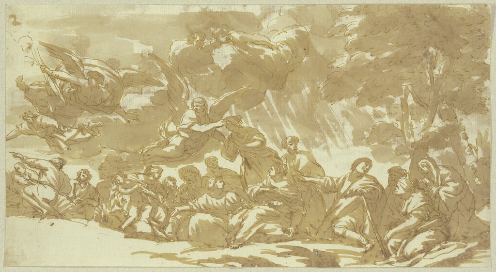 Engel versiegeln die Stirnen der Kinder Israels, Pietro da Cortona;   ?