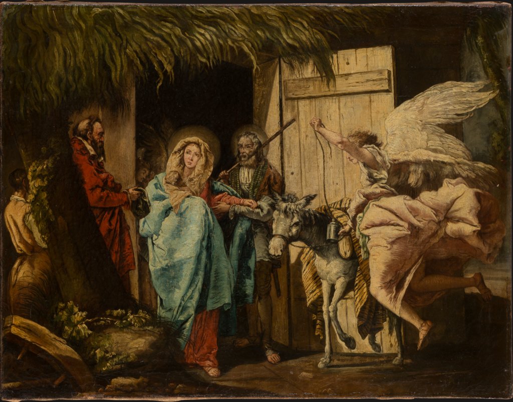 Departure for the Flight into Egypt, German (Franconian?) Master around 1750