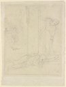 Szene aus Hamlet (?), Eugène Delacroix