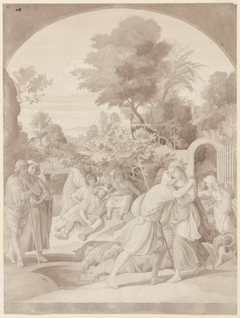 Jacob and Rachel, Julius Schnorr von Carolsfeld