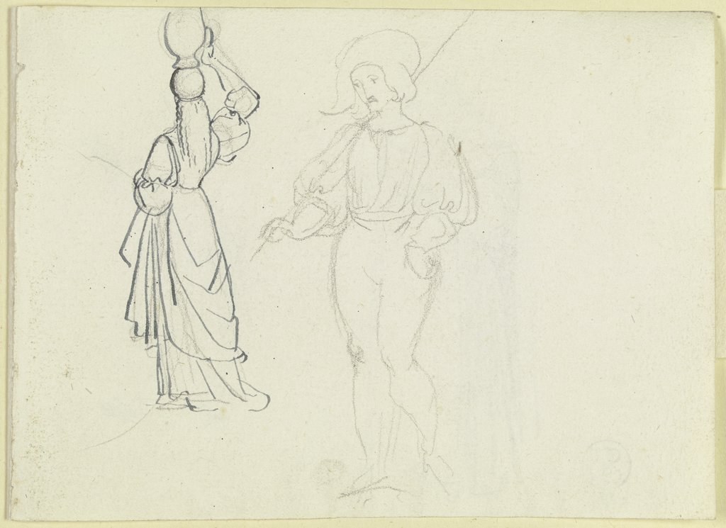 Figural studies, Carl Philipp Fohr