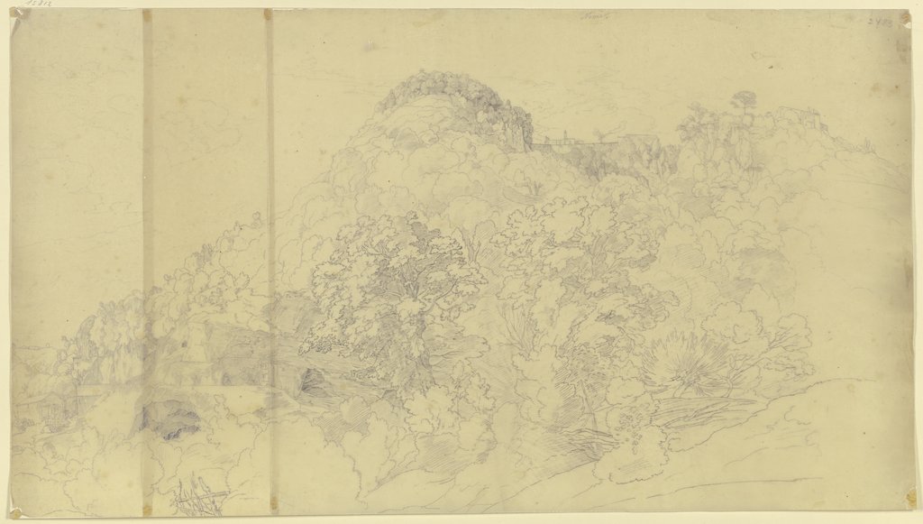 Mountain landscape near Nemi, Unknown artist