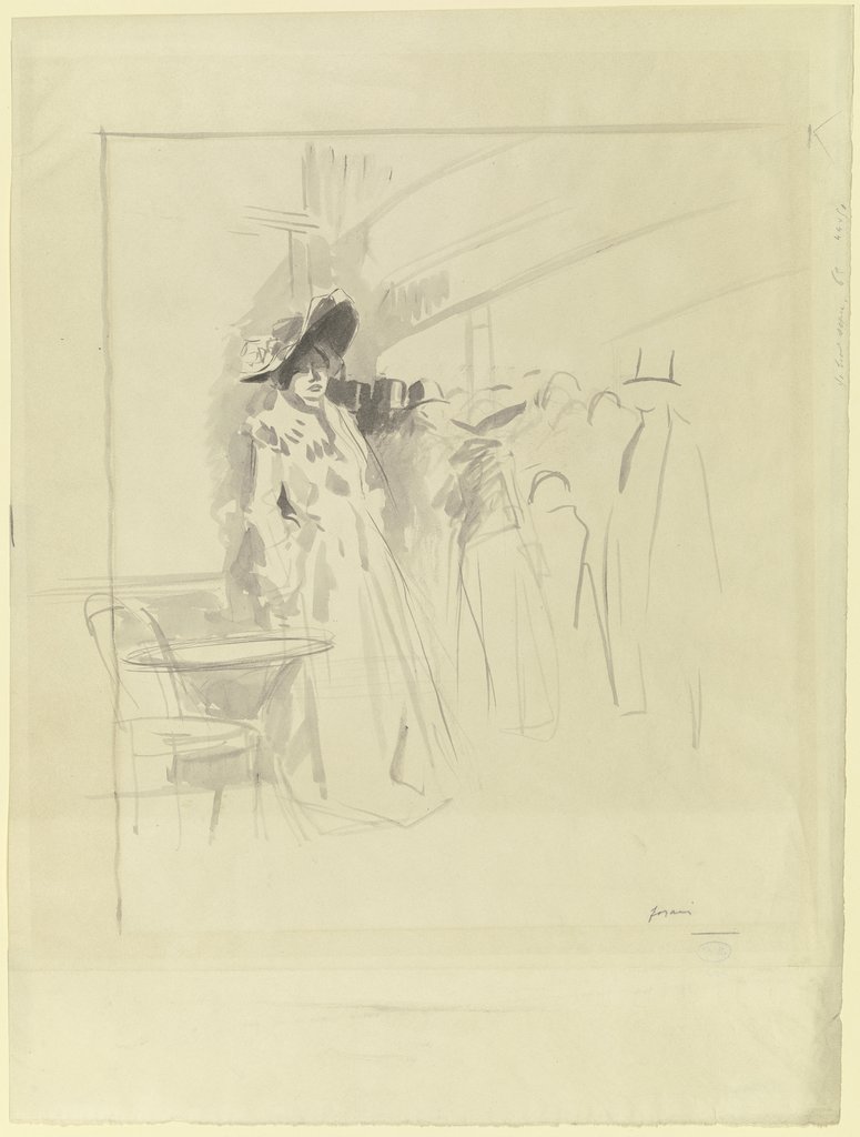 Femme au café, Jean Louis Forain