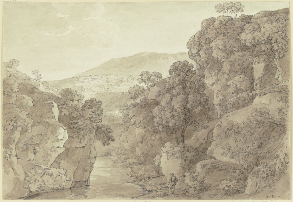 Area near Subiaco, Johann Georg von Dillis