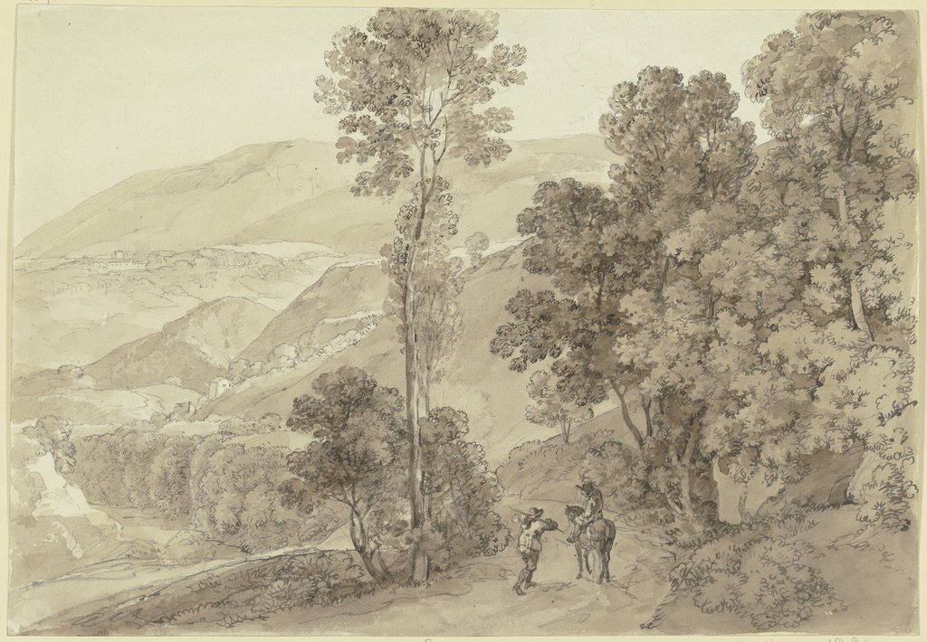 Gegend bei Subiaco, Johann Georg von Dillis