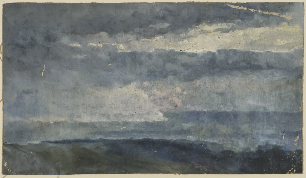 Oil study (clouds), Louis Eysen