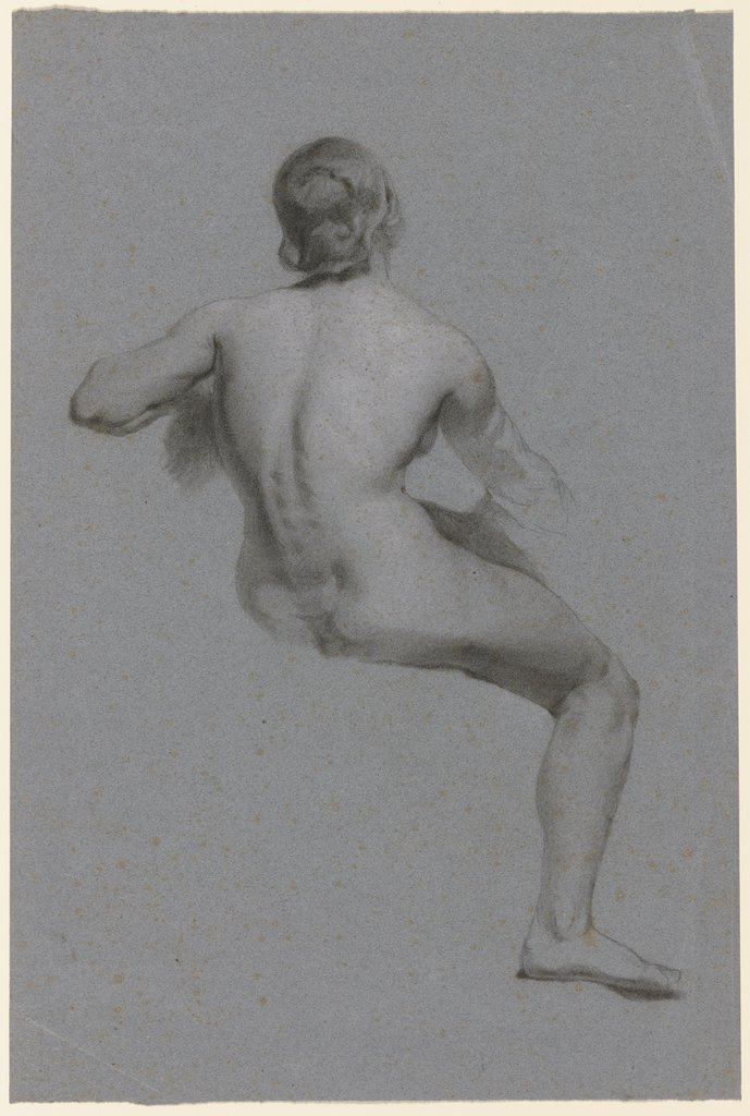 Female nude from behind, Louis Eysen