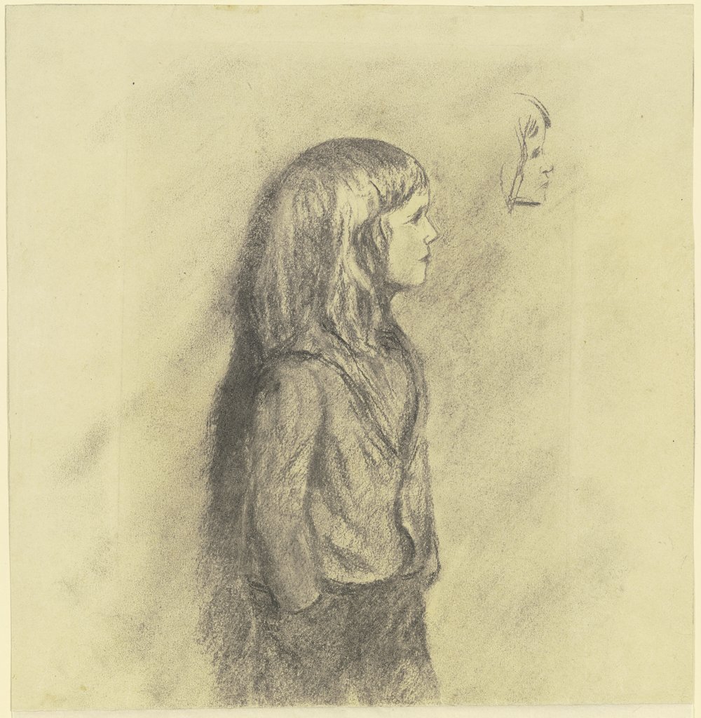 Boy with long hair, Louis Eysen