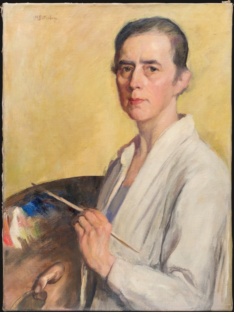 Selbstbildnis, Mathilde Battenberg