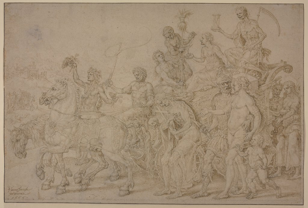 Death's victory parade, Maarten van Heemskerck