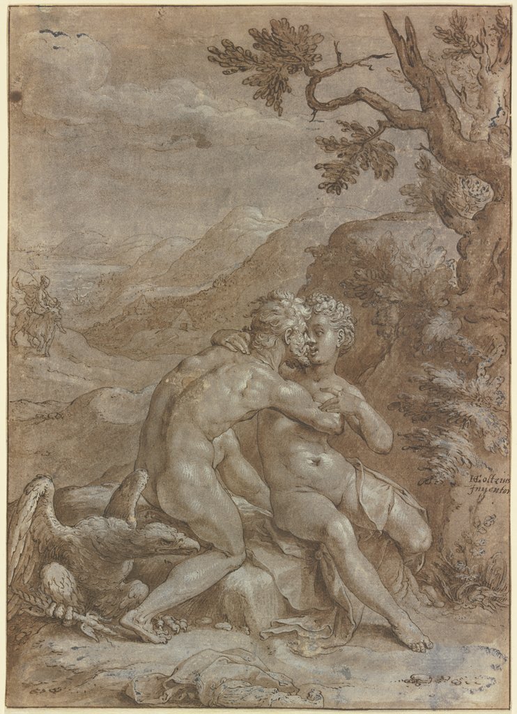 Jupiter und Europa, Hendrick Goltzius