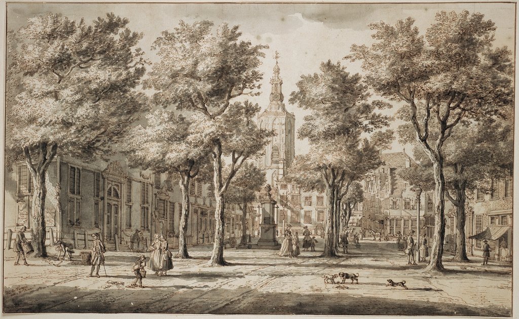 The Large Marketplace in The Hague, Paulus Constantijn la Fargue