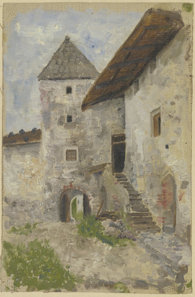 Turm einer Stadtmauer, Fritz Hauck