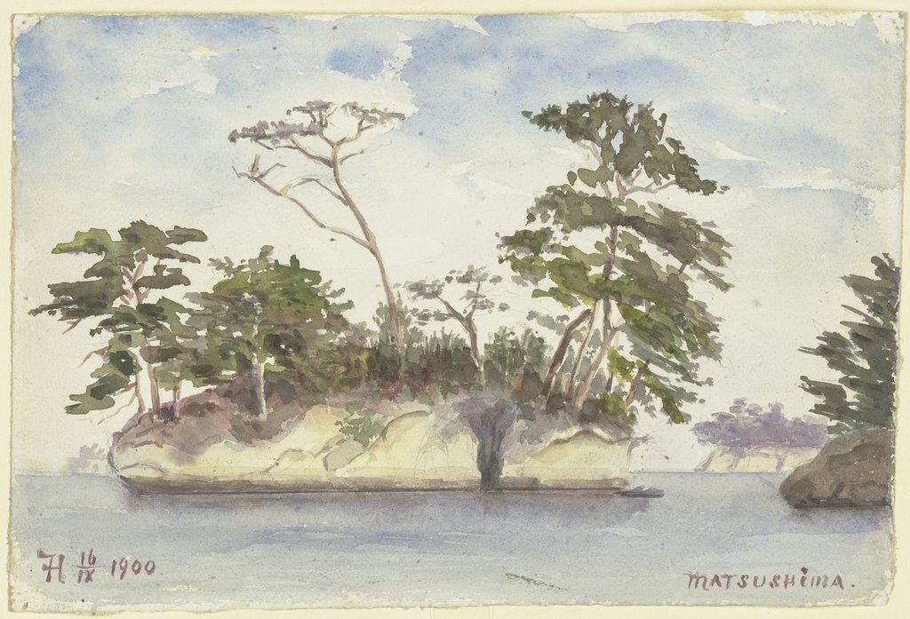 Group of islands off Matsushima, Fritz Hauck