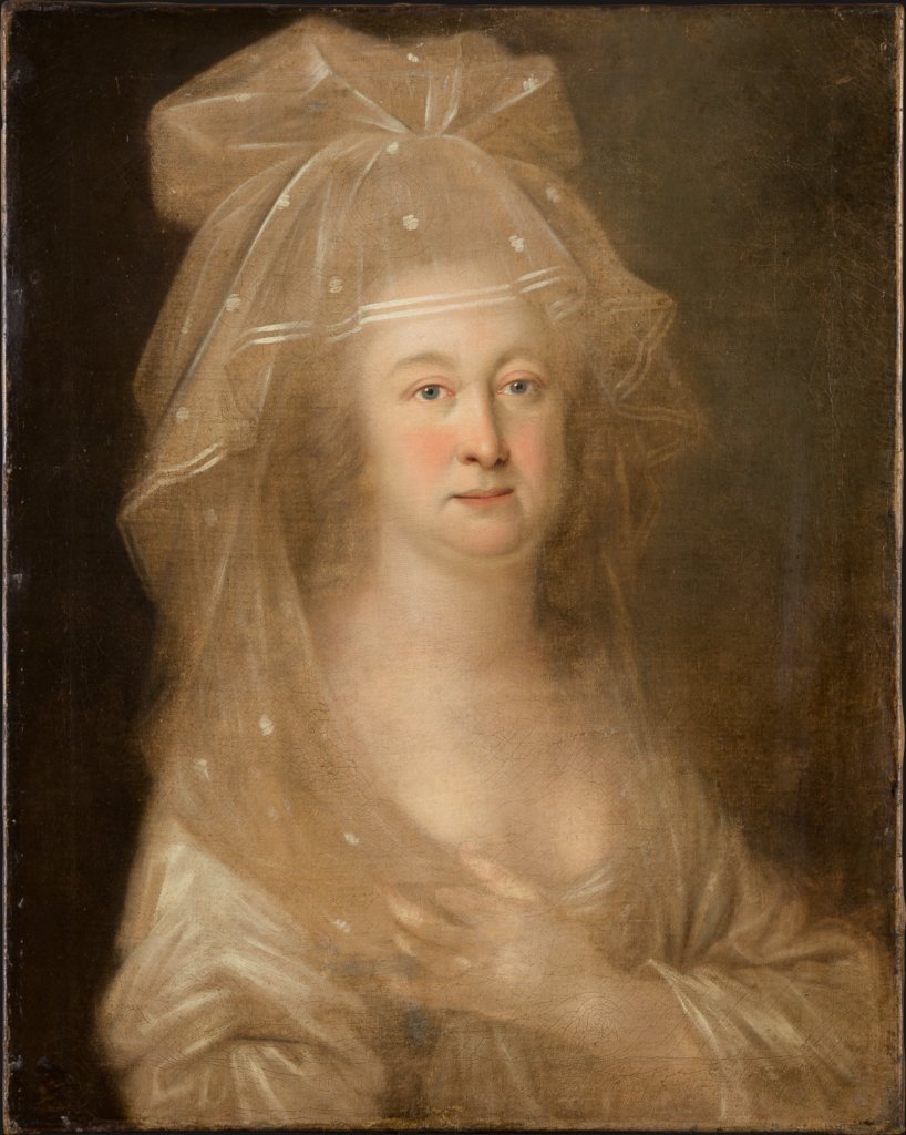 Portrait of a Woman wearing a Veil, German Master of the Second Half of the 18th Century