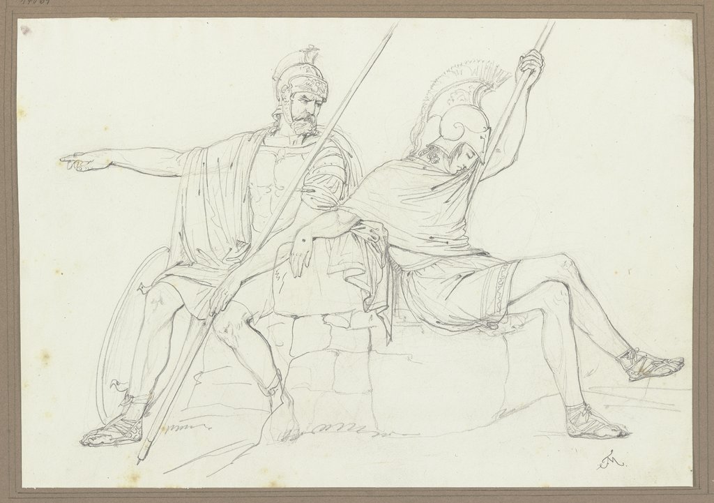 Two Greek heroes, Friedrich Moosbrugger