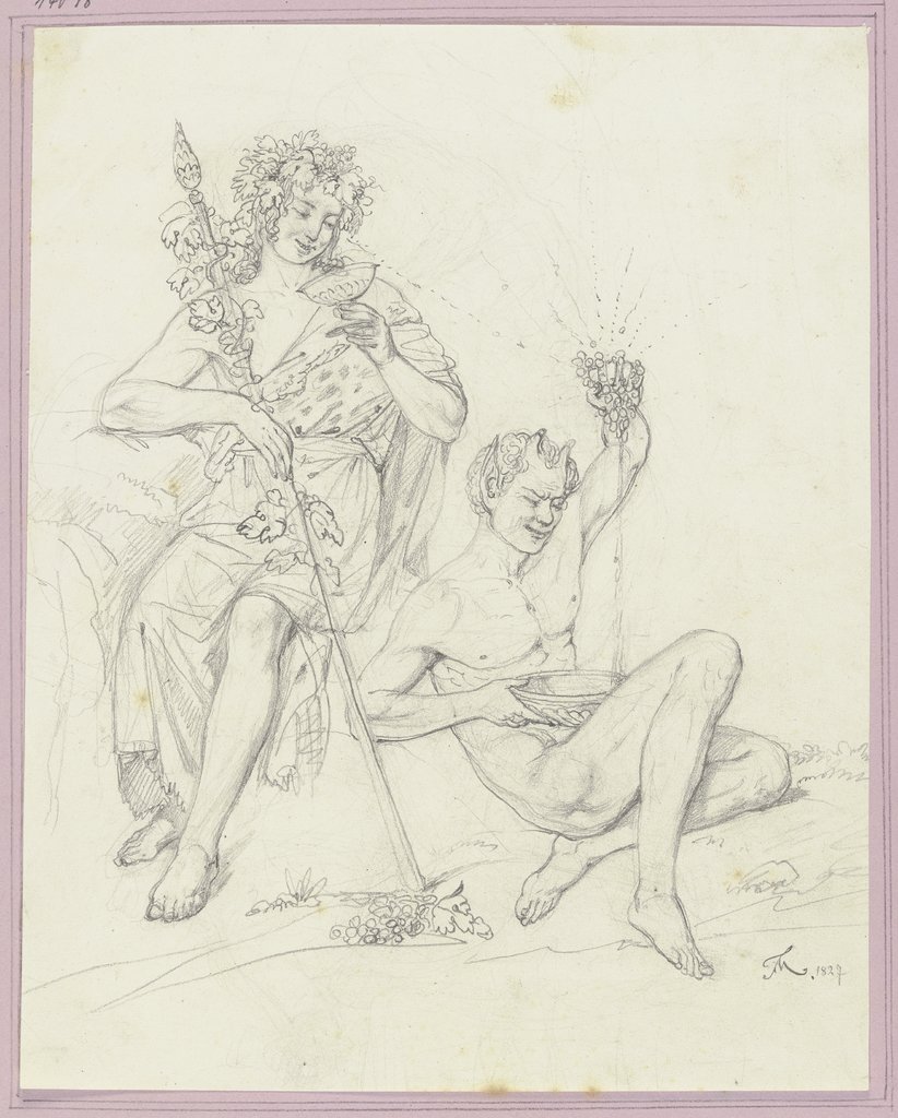 Bacchus and Faun, Friedrich Moosbrugger