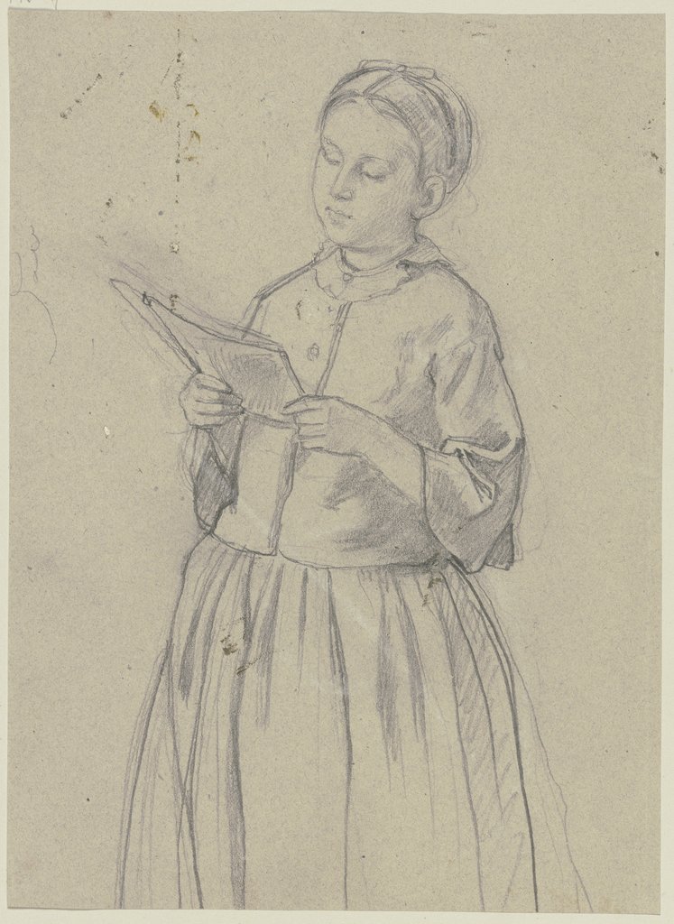 Reading girl, Jakob Becker