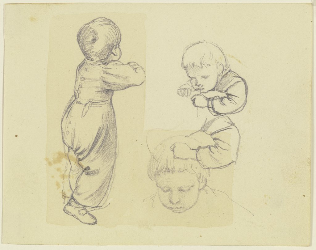 Study sheet: small child, Jakob Becker