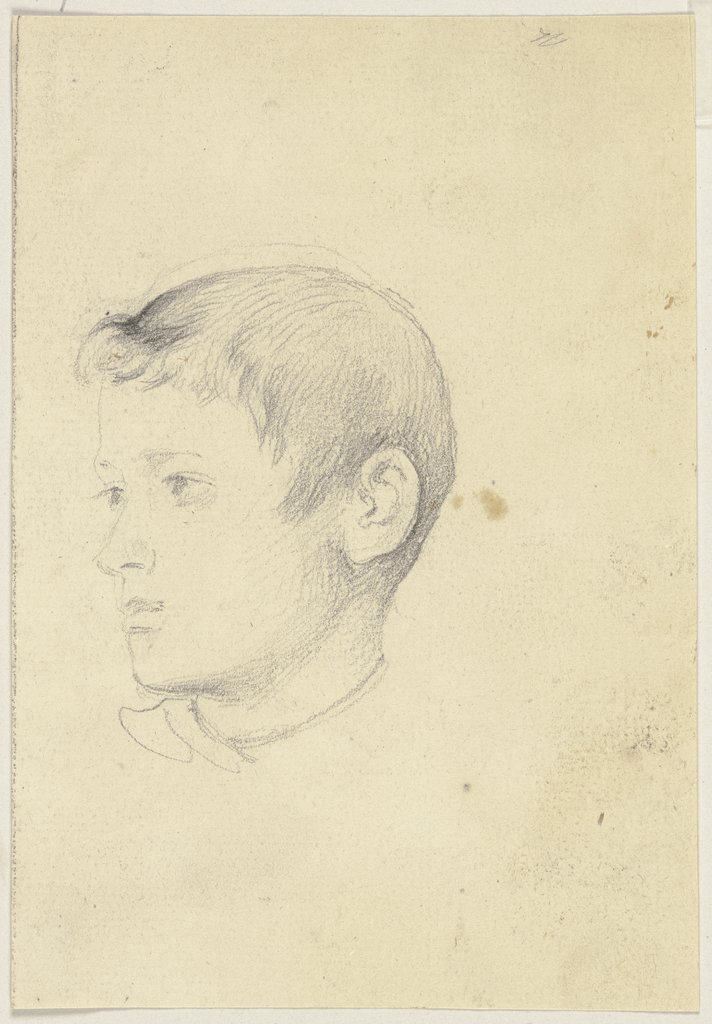 Boy's head to the left, Jakob Becker