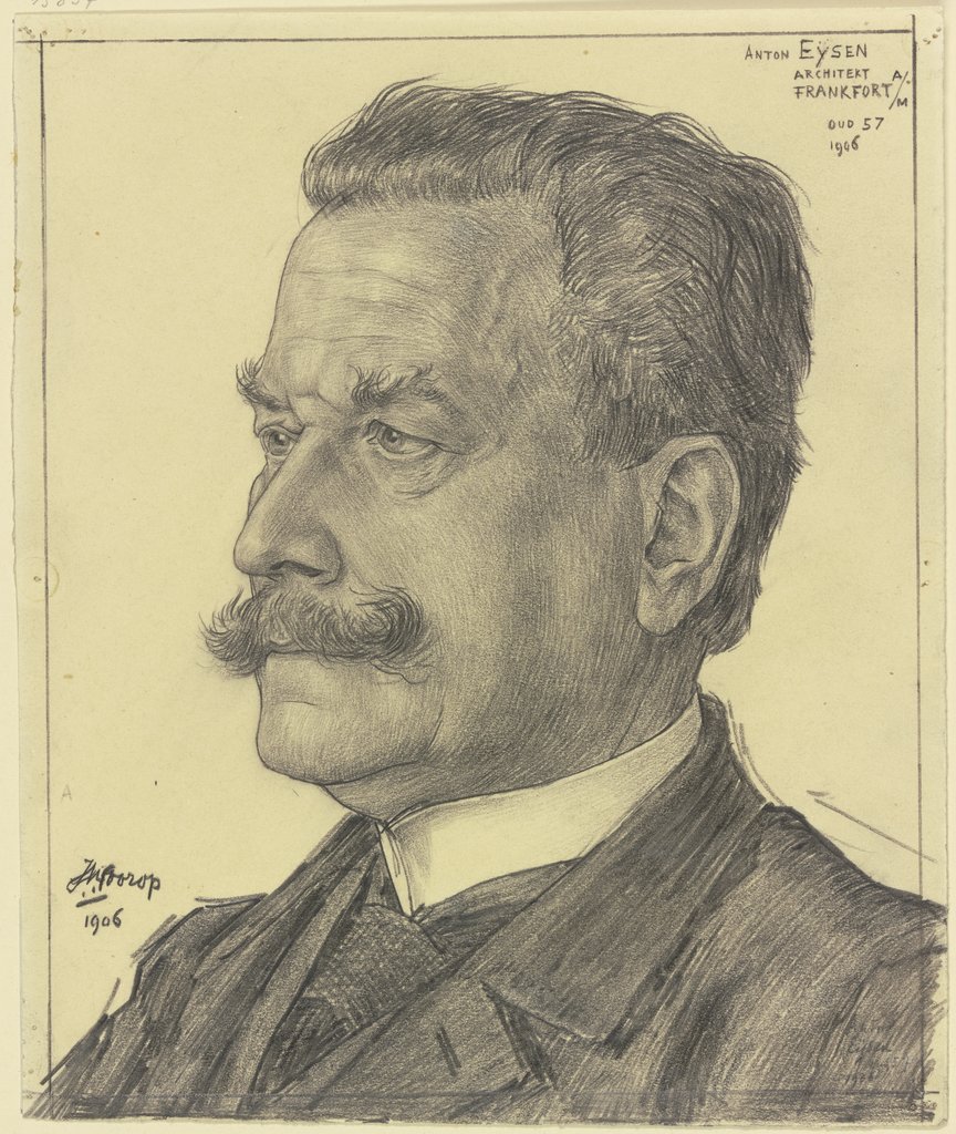 Bildnis des Architekten Anton Eyssen, Jan Toorop