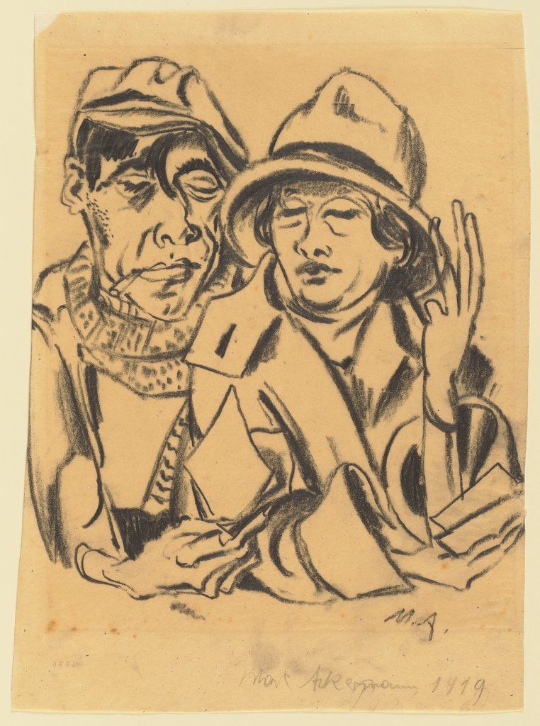 Ohne Titel (Paar), Max Ackermann