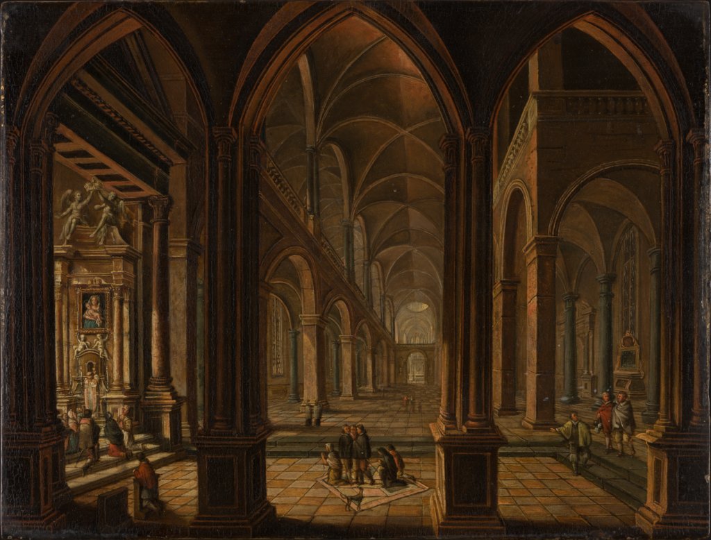 Church Interior, Christian Stöcklin