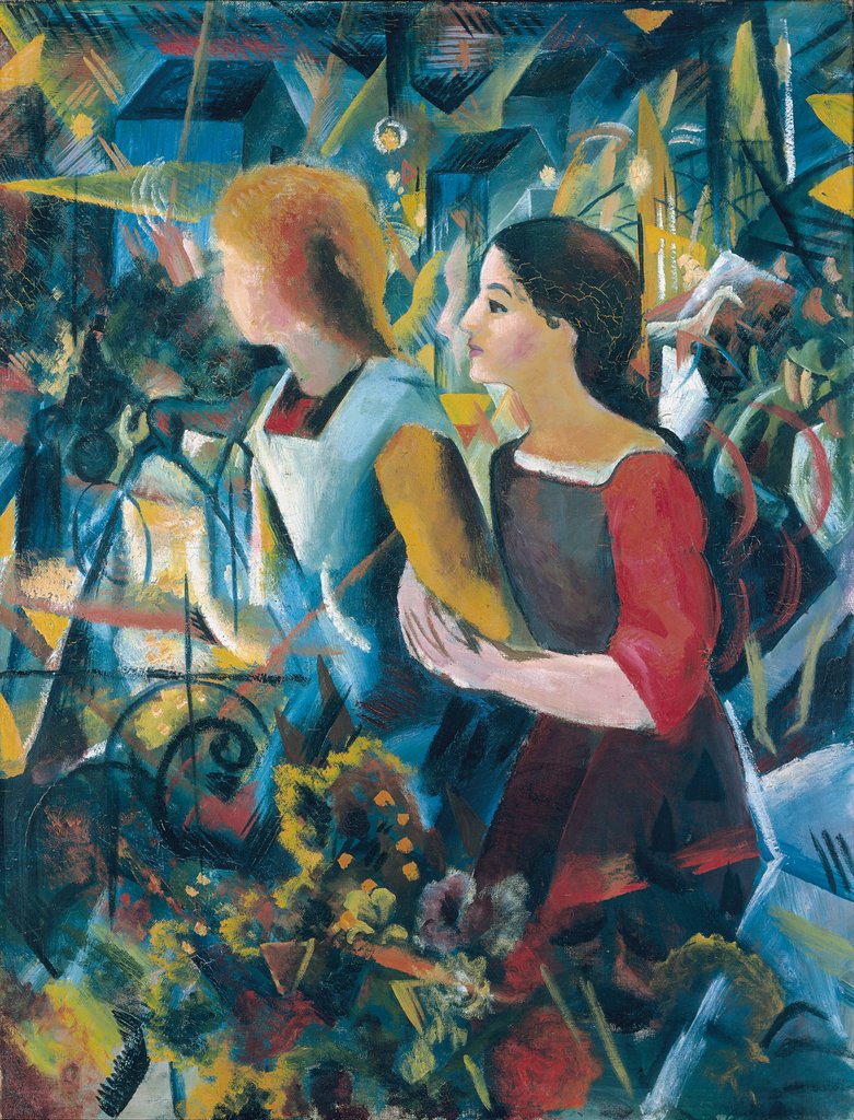 Zwei Mädchen, August Macke