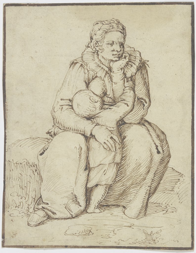 Mother and child, Jacques de Gheyn I