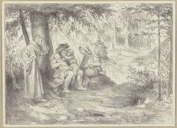 Diether und die Köhlerfamilie im Walde, Wilhelm Steinhausen