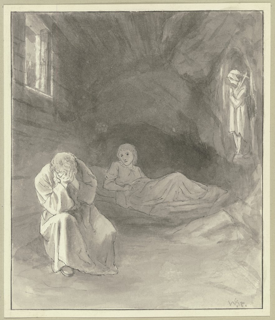 Die Nacht in Bruns Klause, Wilhelm Steinhausen