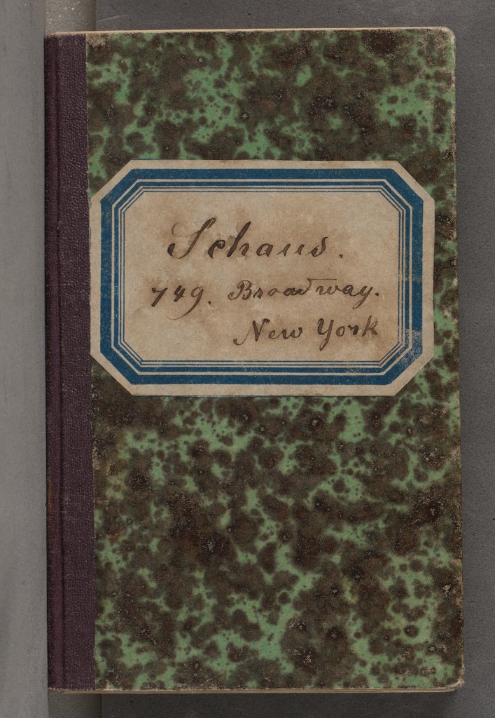 Verzeichnis der Werke für William Schaus, New York, Adolf Schreyer