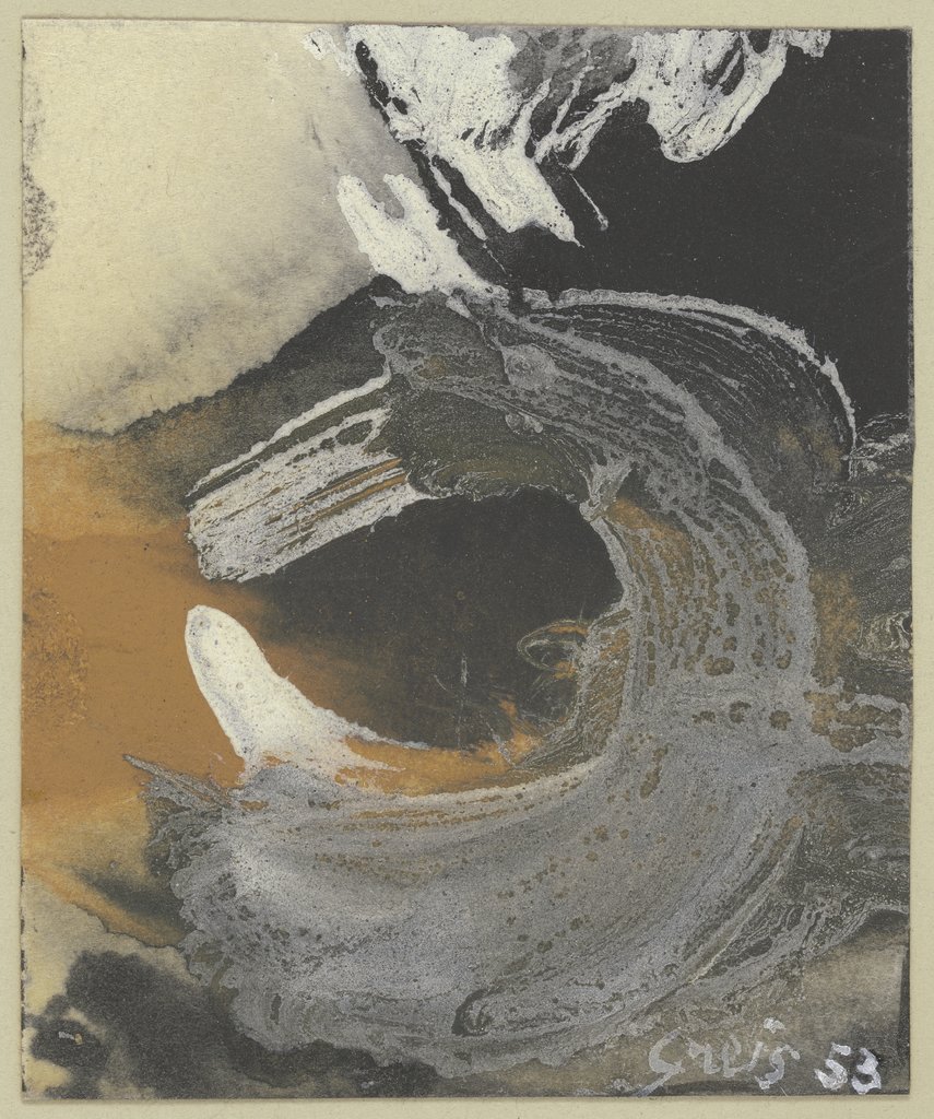 From the series "Von Fleck und Strich", 1953, No. 1, Otto Greis