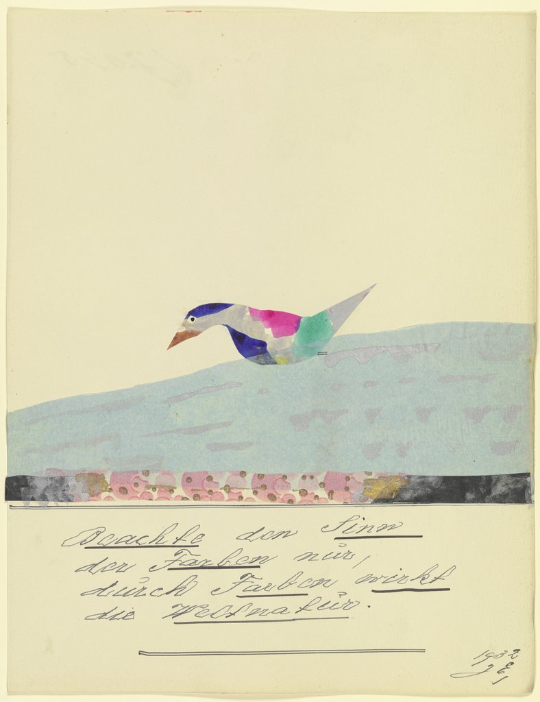 17045 („Beachte den Sinn der Farben nur …“), John Elsas