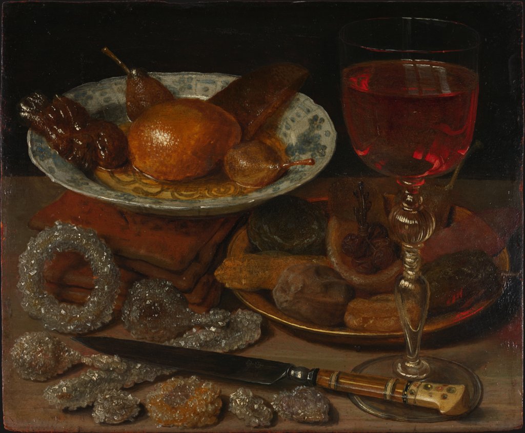 Stillleben mit Obst und Zuckerwerk, Georg Flegel